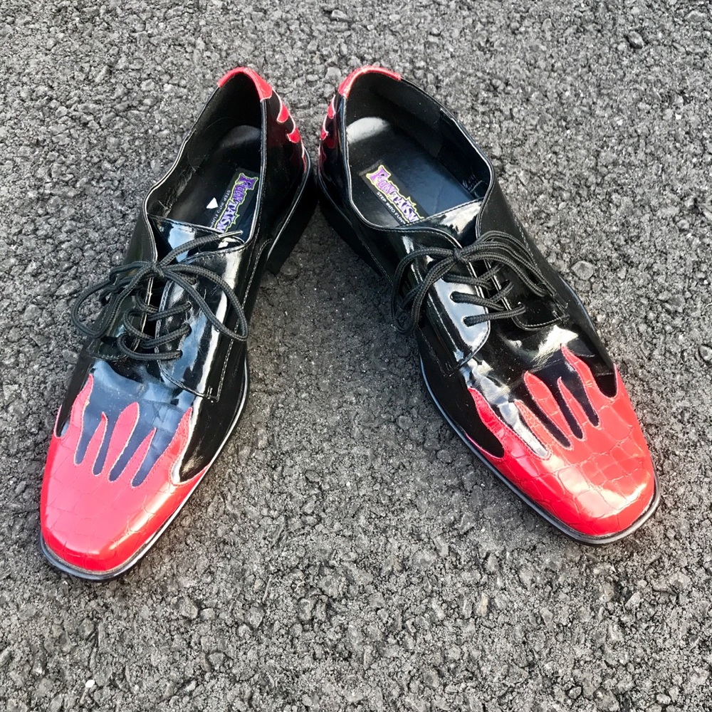 Patent Leather Tux Shoes , EUC, size 11.
